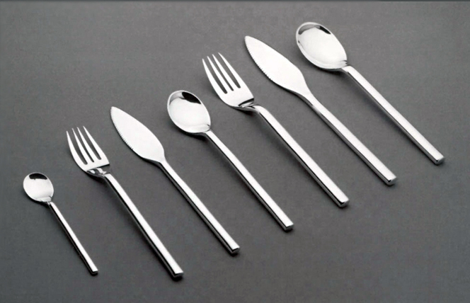 'Oh boy...' Prize winning silver cutlery set